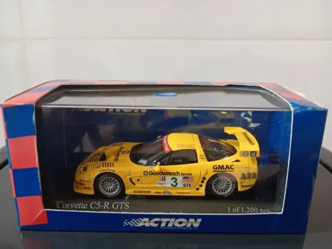 Action Chevrolet Corvette C5-R GTS Sebring 12hr 2002 Gavin O'Connell Fellows #3 1/1200 pcs