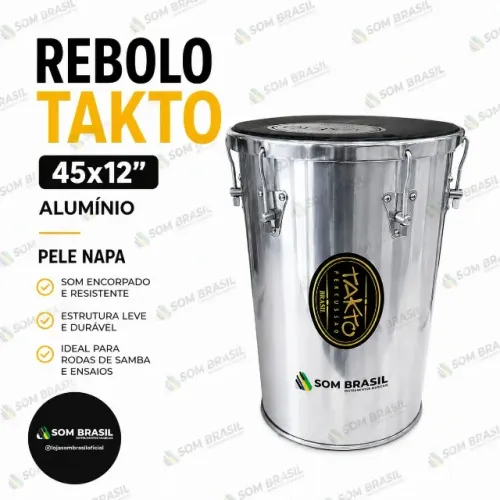 REBOLO TAKTO 45X12" ALUMINIO
