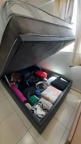 Cama baú completa