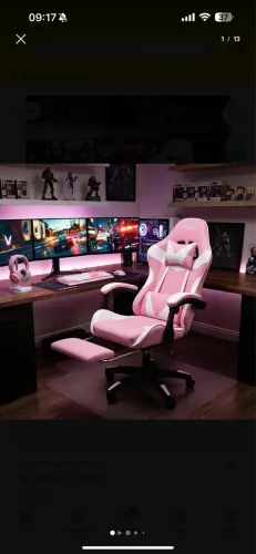 cadeira gamer rosa
