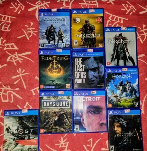 Lote com 10 Jogos de PS4 - Todos Funcionando
