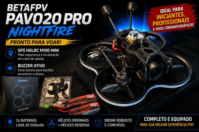 Pavo 20 pro nightfire + GPS e Buzzer