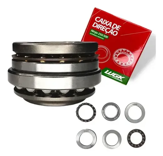 Caixa De Direcao Rolamento Esfera Kawasaki Ninja 250 300 Wgk