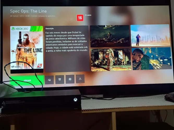 Xbox One X C/Caixa Original 1Controle 2Jogos(Só Benda,Não Troco)Retira Próx>Capão ZS