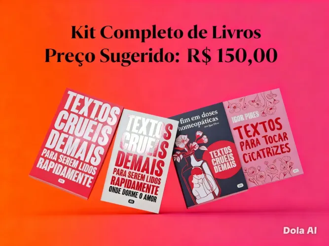 ? KIT COMPLETO DE LIVROS DO IGOR PIRES - TODOS EM PERFEITO ESTADO! ?