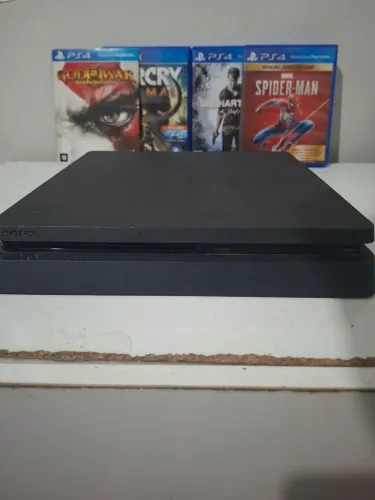 Ps4 Slim 500GB + 4 Jogos