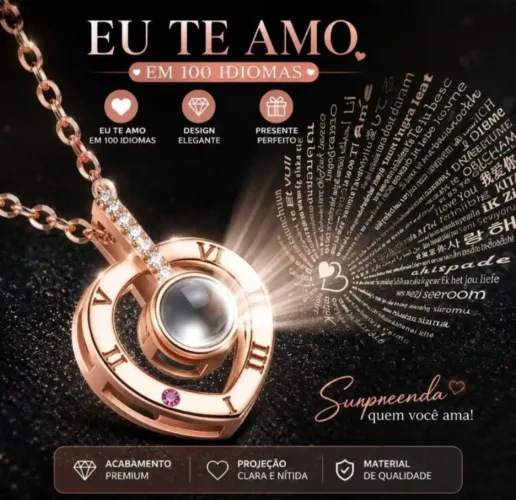 Colar "eu te amo" em 100 idiomas