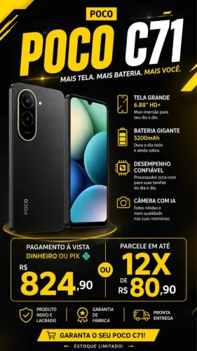 Celular novo e lacrado 