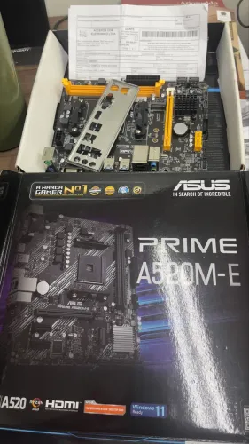 ASUS Prime A520M-E AM4 - NOVA, NUNCA USADA