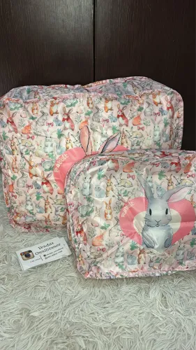 Kit organizador de mala tema coelho