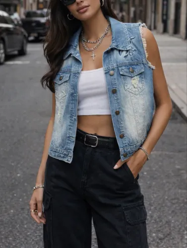 Colete jeans