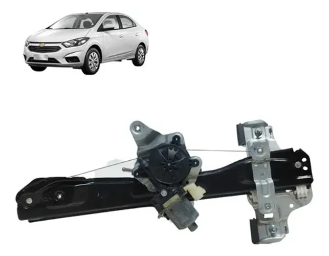 Máquina Vidro Elétrico Traseira Esquerda Gm Prisma 2017-2019