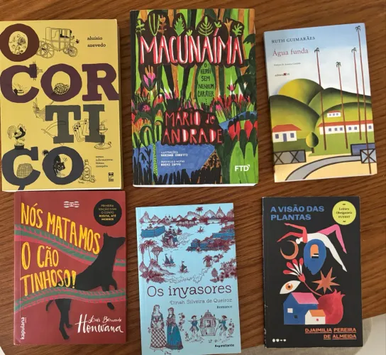 Kit literatura brasileira Morangos Mofados Angústia O Cortiço Macunaíma, Angústia 