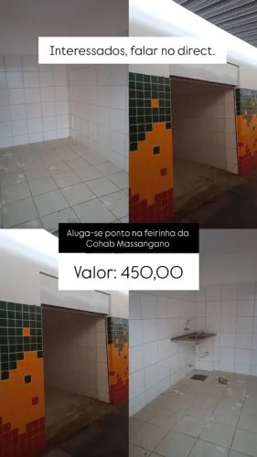 ALUGO BOX FEIRINHA COHAB MASSANGANO 