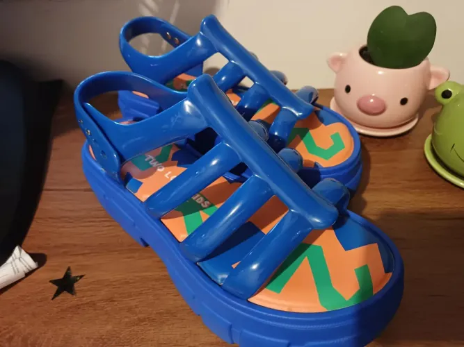 Sandália Melissa Original Azul Tam 38