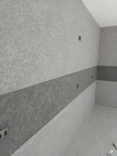 Textura projetada pintura e instalação