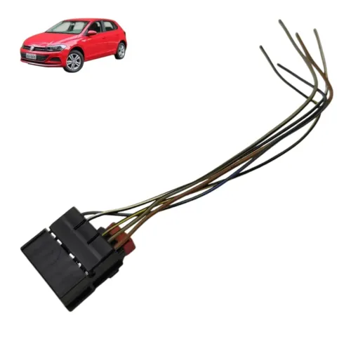 Plug conector soquete lanterna esquerda VW Polo 2019 2020 21