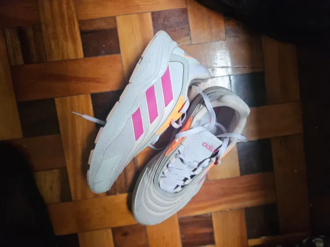 Tênis Adidas Crazychaos 2000 Original Tam. 43 - Usado Apenas 1 Vez | Cinza, Rosa e Laranja
