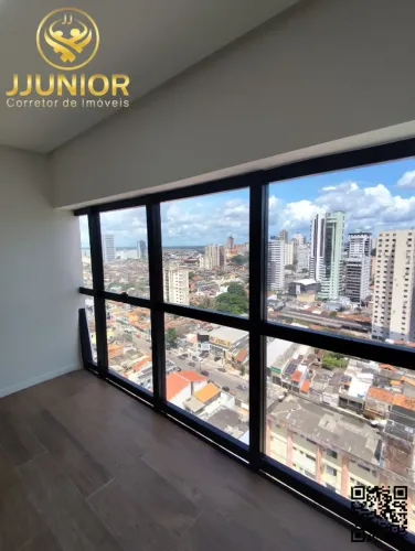 Sala Comercial no Arya Tower Design Contemporâneo com Fachada em Vidro