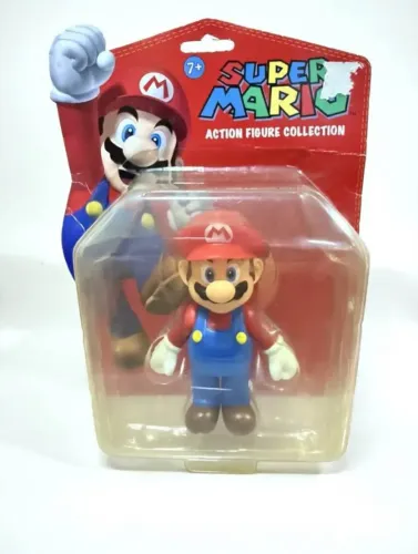 Boneco Super Mario Original - 12cm (Lacrado na Caixa)
