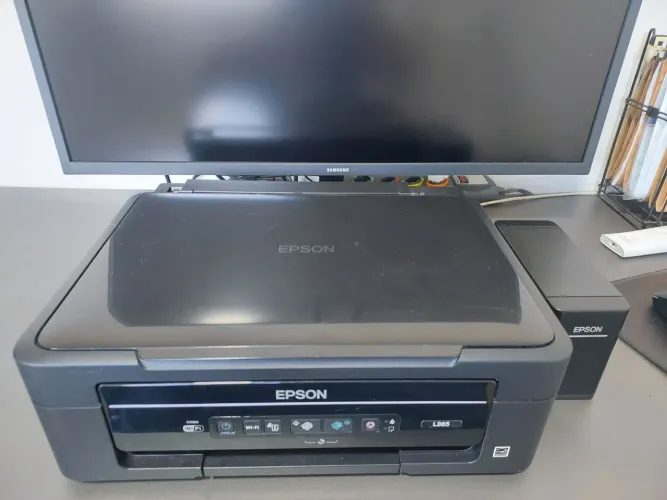 Impressora multifuncional Epson L365 - tanque de tinta - scanner e copiadora 