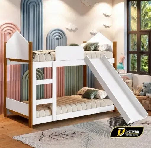 Beliche Infantil Mágia com Escorregado Novo