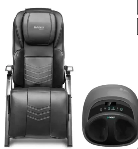 Poltrona de Massagem Flex com Aquecimento e Massageador para pés Foot Zen Genis Relax