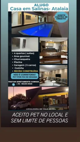ALUGO CASA PARA JULHO NO ATALAIA