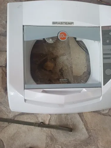 Tampa completa com placa recém trocado.. Brastemp 10kg clean