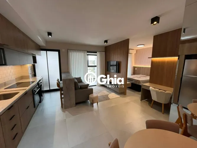 Studio com 1 dormitório para alugar, 57 m² por R$ 6.820,04/mês - Cambuí - Campinas/SP