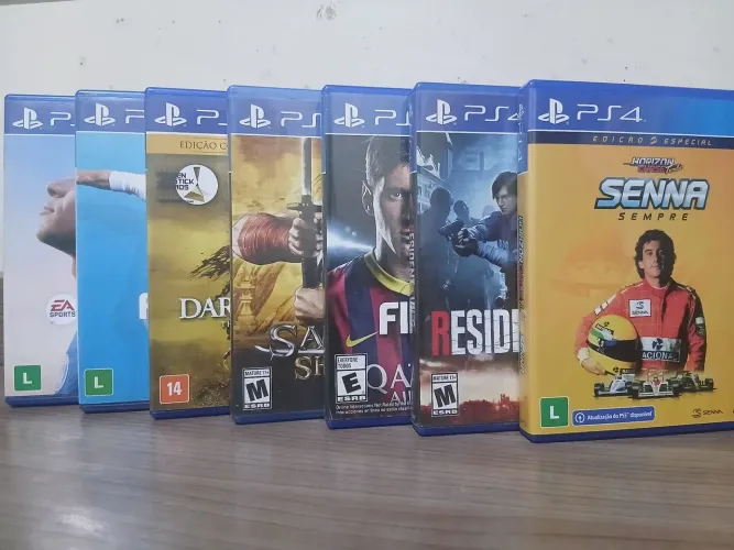 Jogos ps4 - mídia física