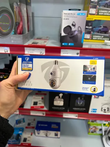 Câmera com 2 lentes de Bocal Fácil instalação