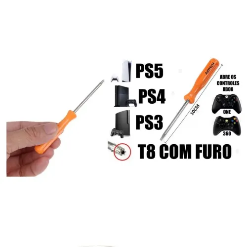Chave Torx t8