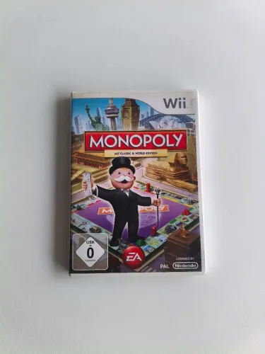Monopoly Mit Classic e World Edition Original (EUROPEU) - Jogo Nintendo Wii 