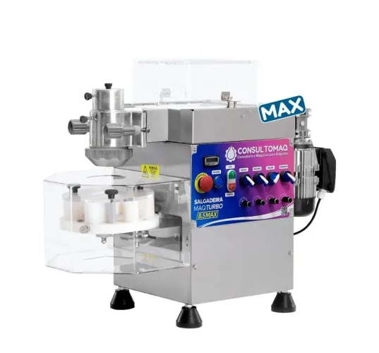 SALGADEIRA MAQTURBO 8.5 MAX + KITMAIS DUPLO RECHEIO