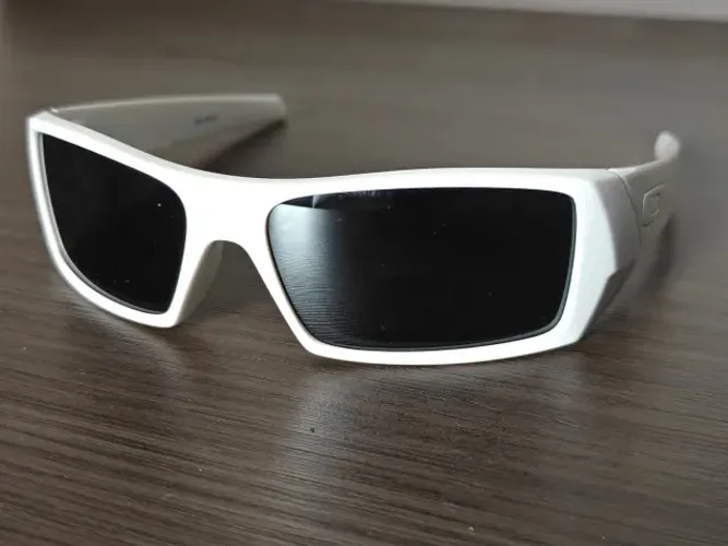 Oakley Gascan Polished White / Black Iridium (03-474) [FULL SET / RELÍQUIA] 