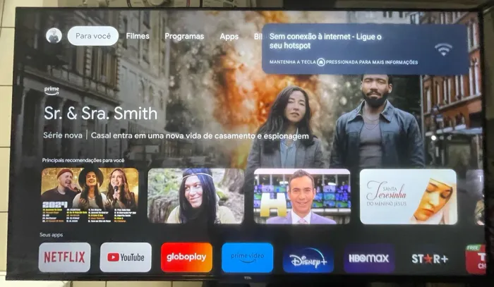 Smart TV TCL 50 4K Android TV Borda Infinita