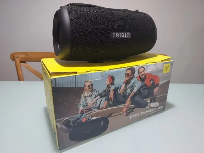 Caixa de som bluetooth Tribit Stormbox Lava 80w, envio rápido