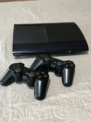 Playstation 3 Super Slim Desbloqueado Aceito Cartão)
