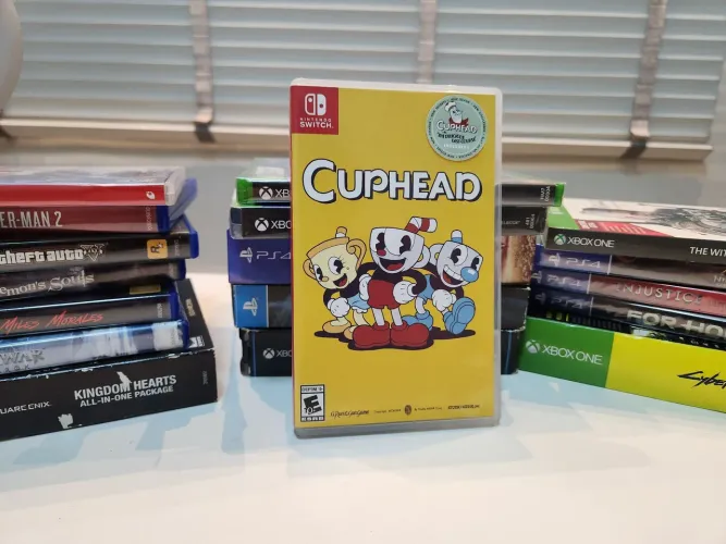 Jogo Cuphead Switch Mídia Física Fangamer