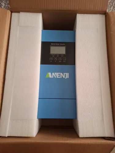Inversor solar Híbrido 220 24v Novinho Aberto para conferir