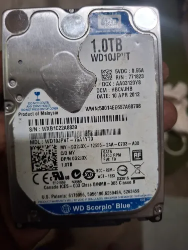 Hd 3.5 de 1 terabayte