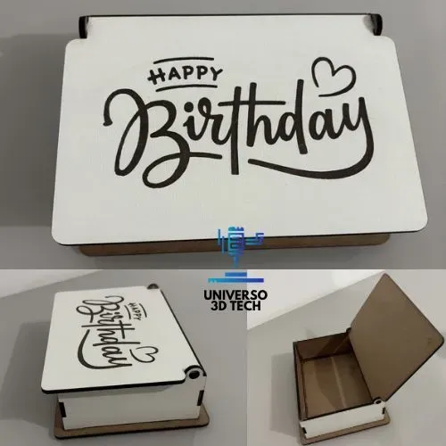 Caixa personalizada de MDF