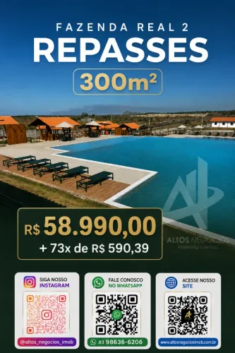 Fazenda Real 2 - Lotes a partir de 300m²