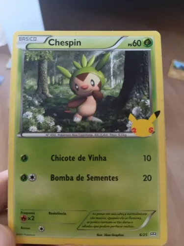 Carta pokemon Chespin