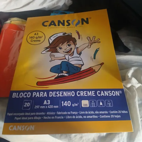 Bloco para desenho A3 Canson