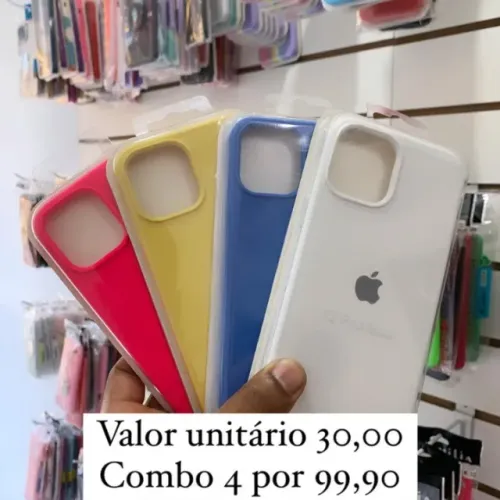 capas de silicone para iPhone