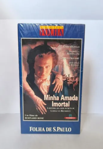 Fita VHS Minha Amada Imortal (Beethoven) - Coleção Folha Lacrada