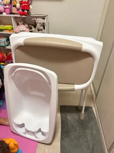 Banheira de Bebê Galzerano com Suporte e Trocador - Premium 20kg