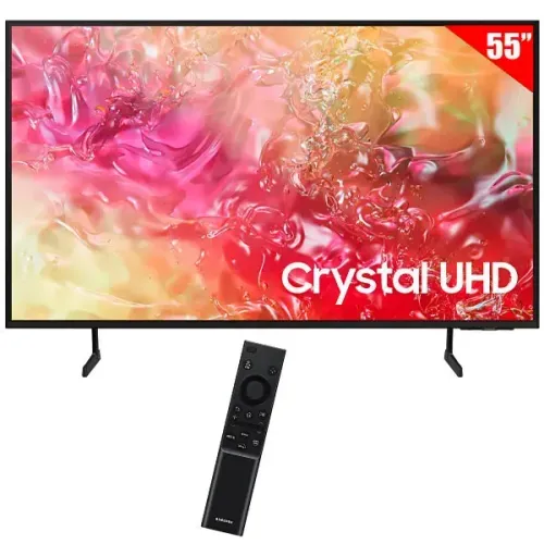 Smart TV LED 55" Samsung Crystal UHD UN55DU7000PXPA 4K Ultra HD Tizen